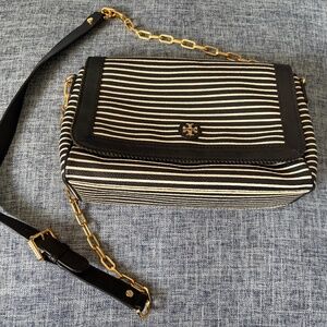 Tory Burch kerrington stripe crossbody bag